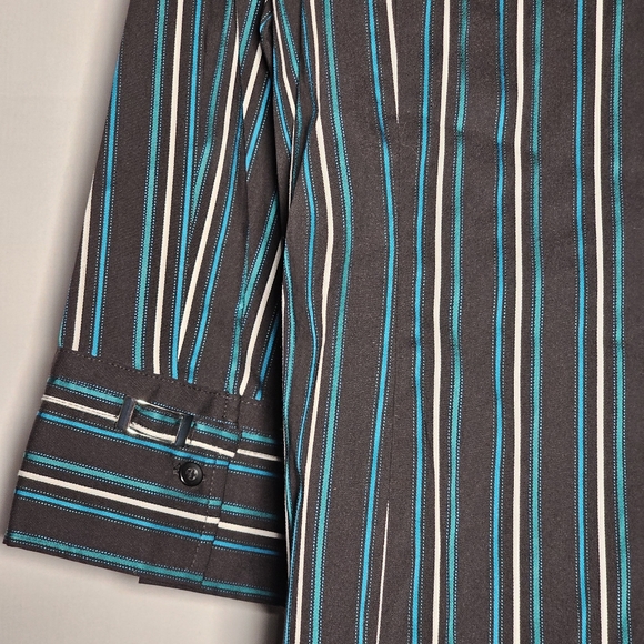 Alfani Petite 3/4 sleeve button up top size Petite 14 - Picture 8 of 8